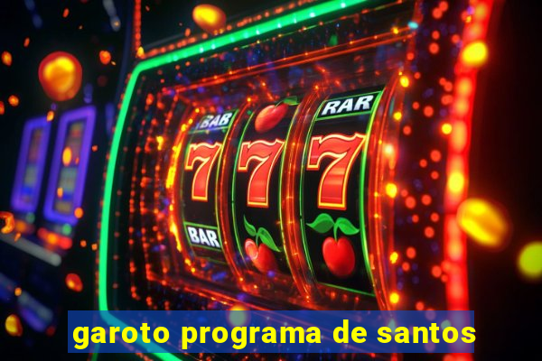 garoto programa de santos